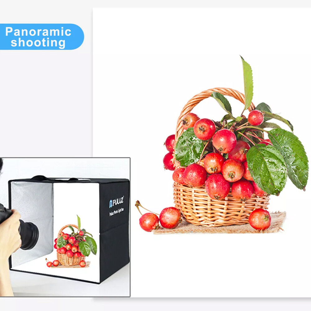 12"X12" LED Light Box Tent Portable Photo Studio Photography Shooting Background