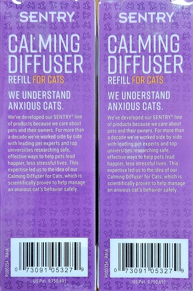 Sentry Calming Diffuser Refill for Cats (2 × 1.5 fl oz)