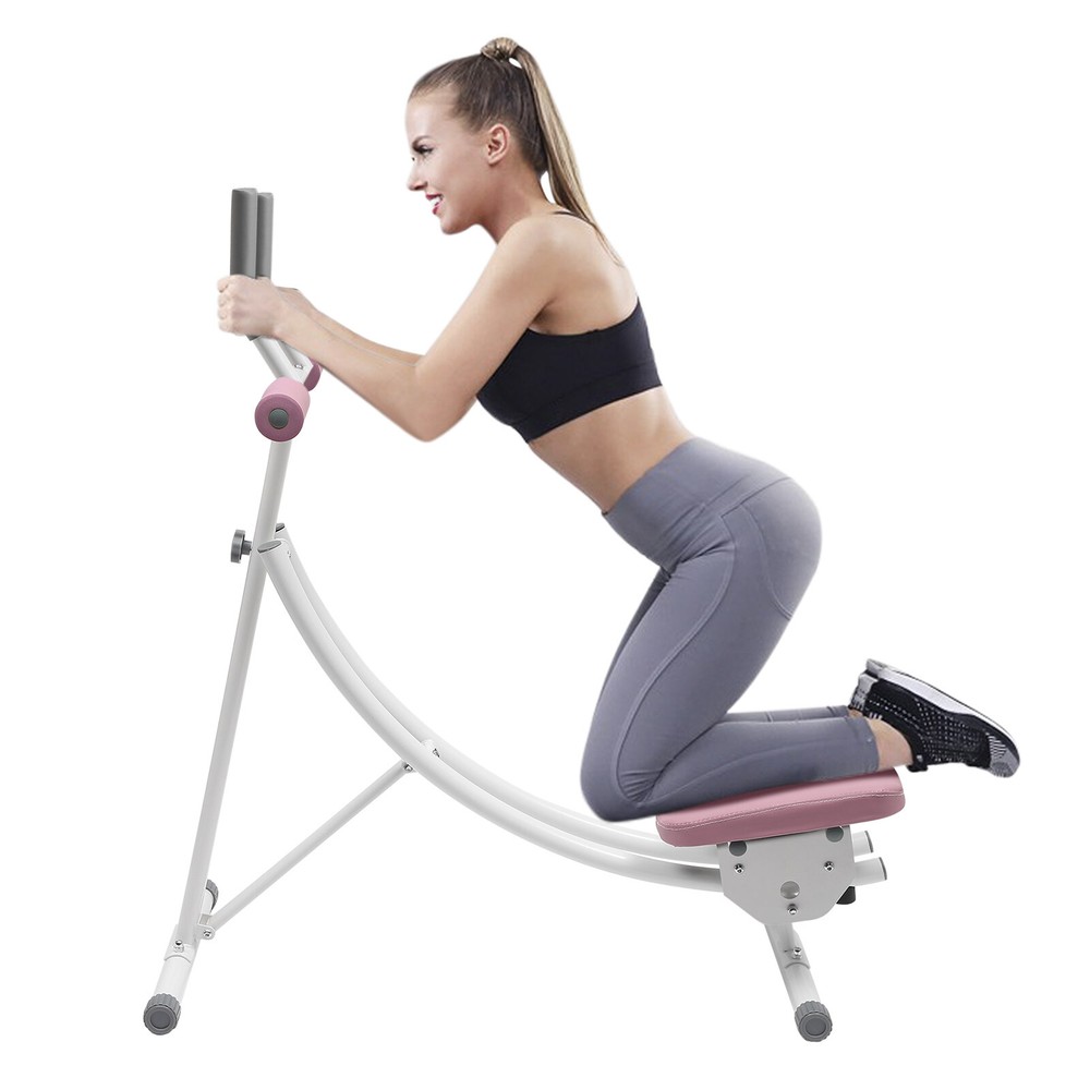 Ab Abdominal Exercise Machine Foldable Home Gym Workout Sit Up Bench Trainer