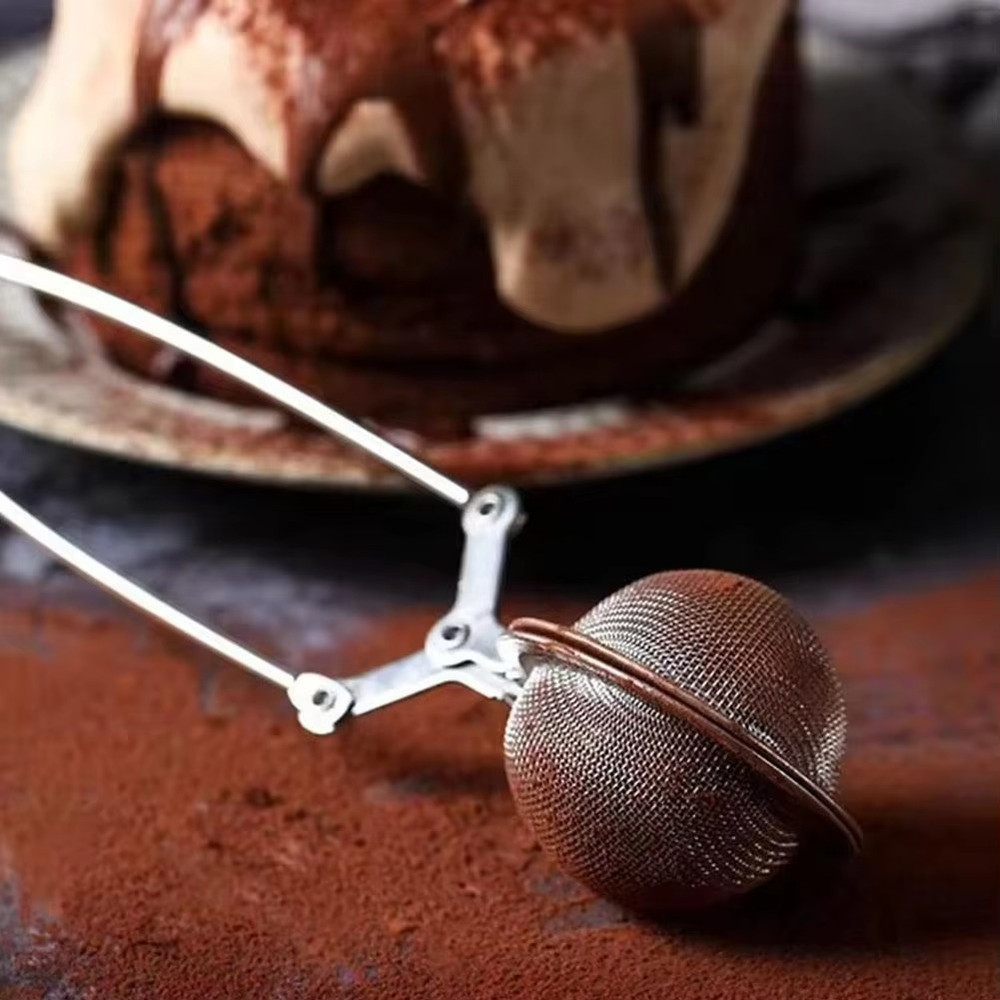 Tea Infuser for Loose Leaf Tea Long Handled Mesh Snap Tea Strainer