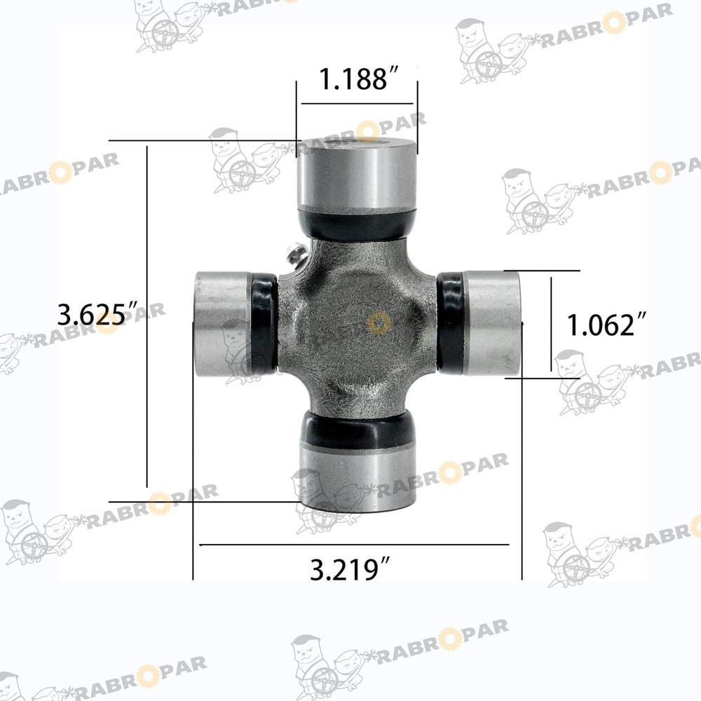 2 PACK 5-460X Combination Conversion U-Joint Kit 1310 to 1350 Series Universal