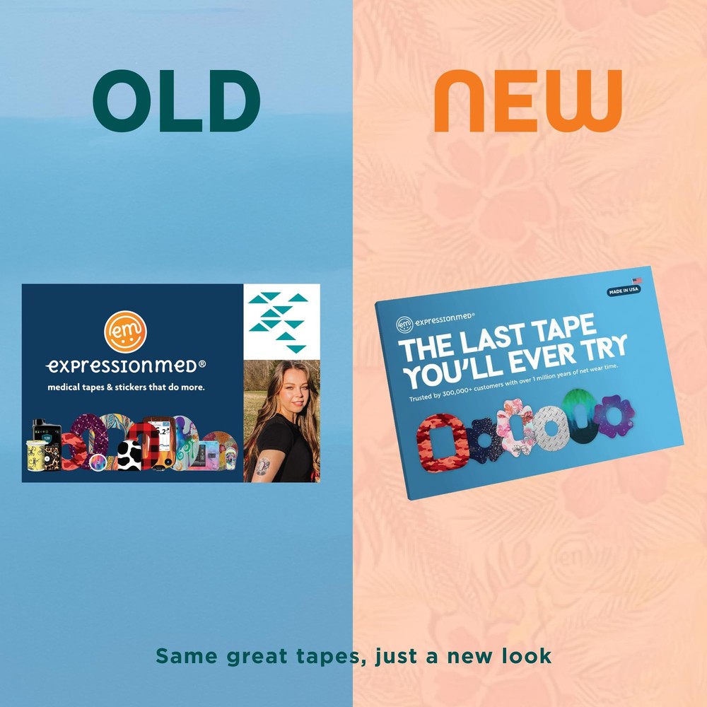 ExpressionMed - Adhesive Patch for Infusion Set Set, Dreamy Escapes