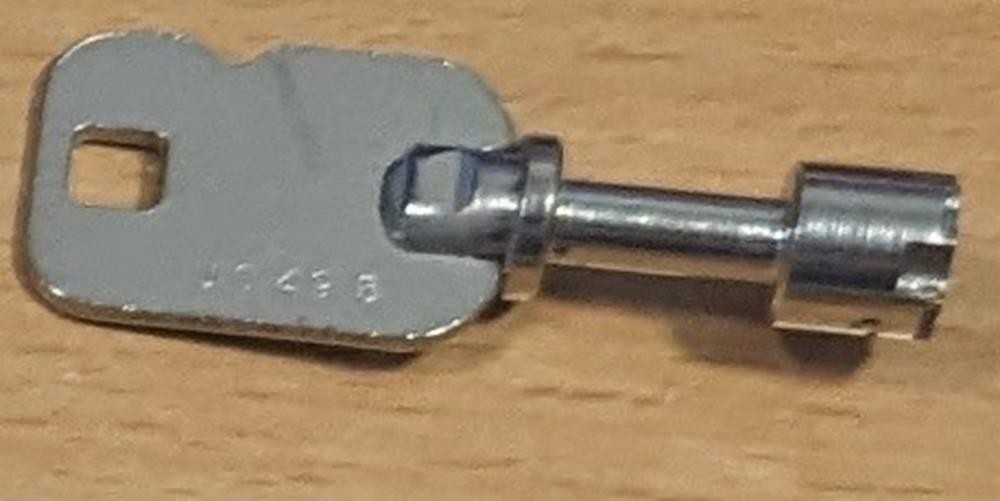 GREENWALD MONEY BOX REPLACEMENT KEY (SAME AS GW 8-166-1) CODED J0495