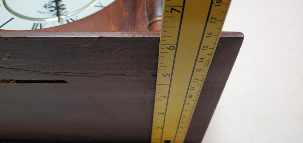 Polaris 31 Day Wall Pendulum Clock - Working - Cabinets needs work