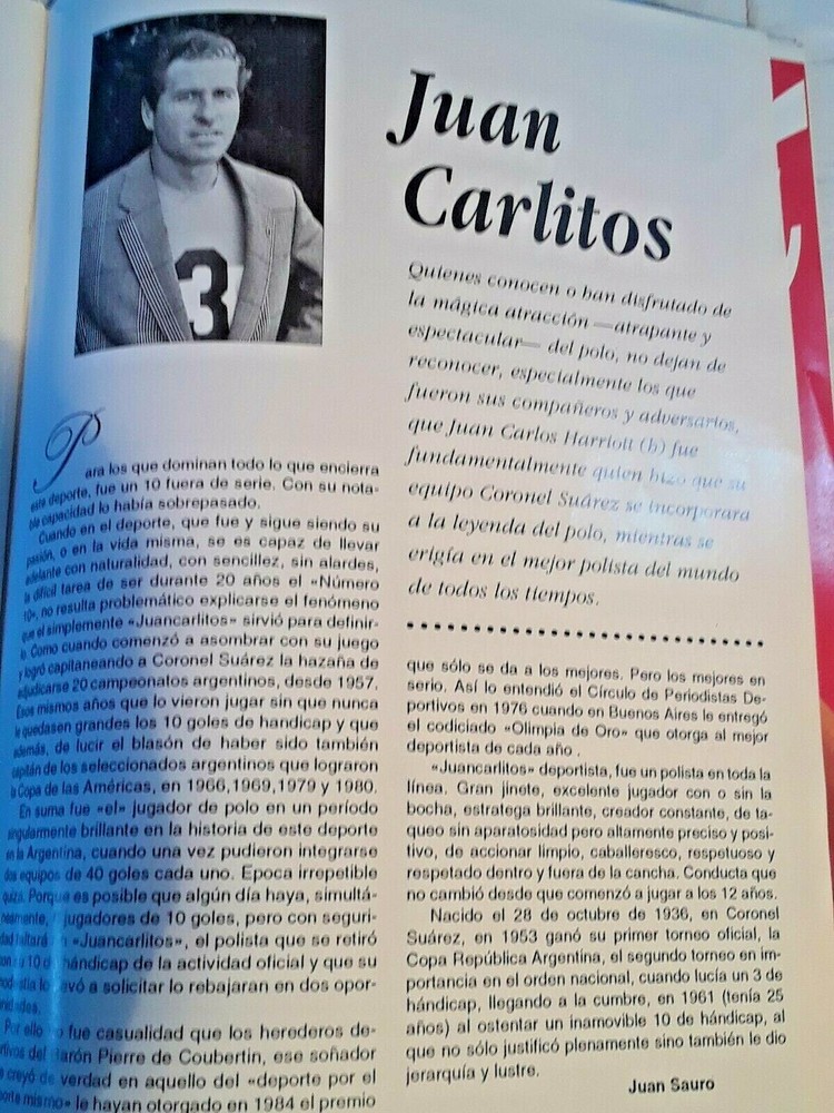 Vintage 1993 Argentine Palermo Open Program Magazine