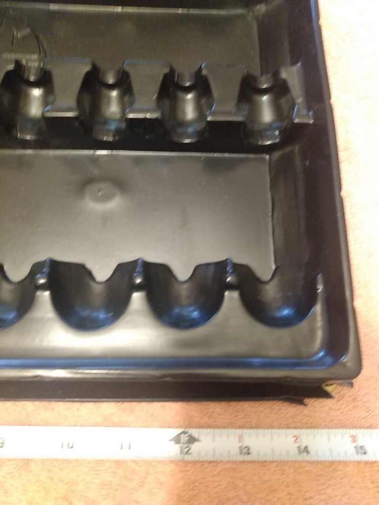 Mac Tools 9 Piece Nut Driver Plastic Storage Tray Black