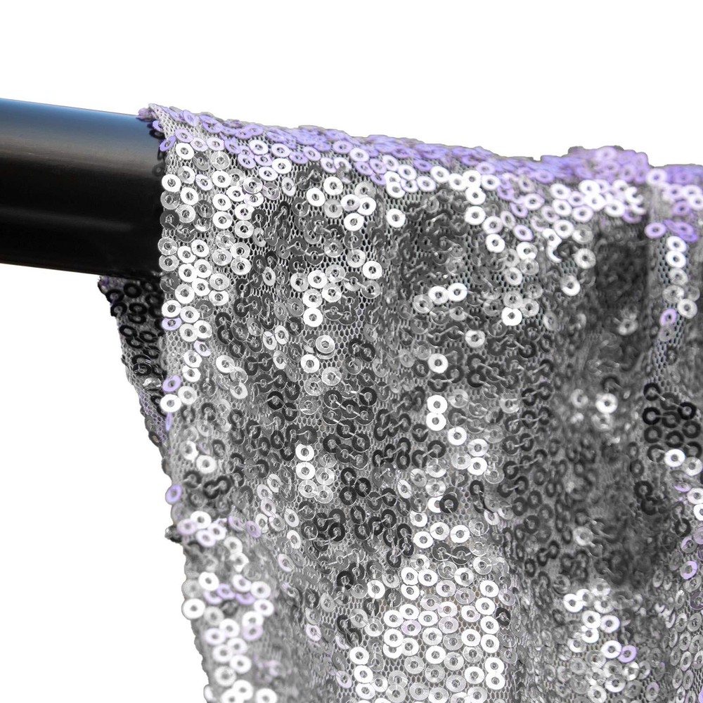 Silver Sequin Photography Backdrop Curtains 2FTx8FT 2 Sequin Backdrop Curtain...