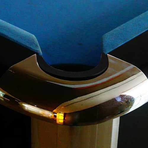 6pcs Pool Table Pockets, Plastic Billiard Table Pocket Liner Replacement for