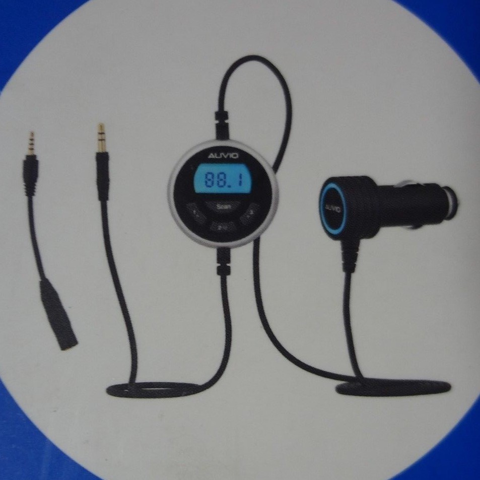 Auvio Universal FM Transmitter and  1/32” (3.5mm) To 3/32” (2.5mm) Adapter——25