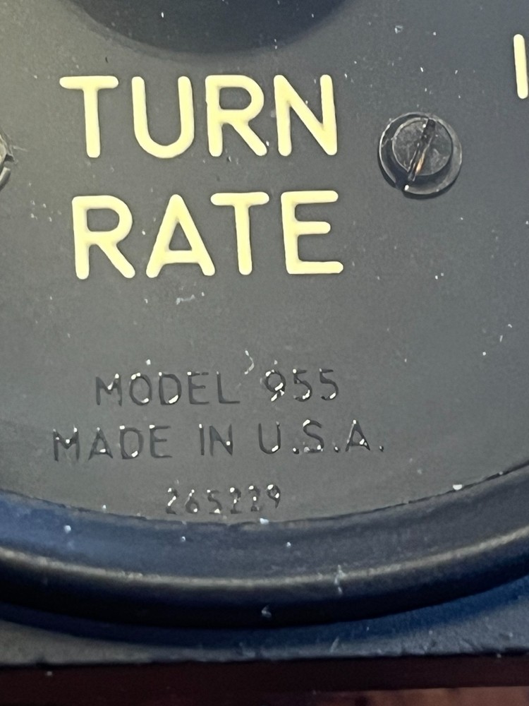 Weston Instruments Turn Rate Indicator Model 955
