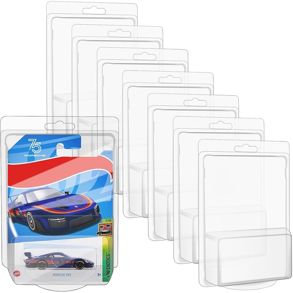 Clear Plastic Protector 200 Pack for HW mainline series