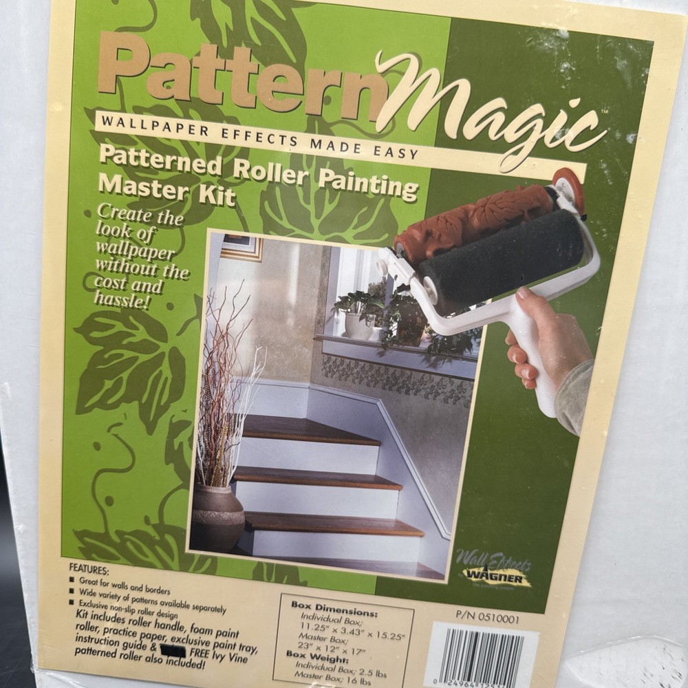 Wagner Pattern Magic Patterned Roller Painting Master Kit 0510001 New Sealed