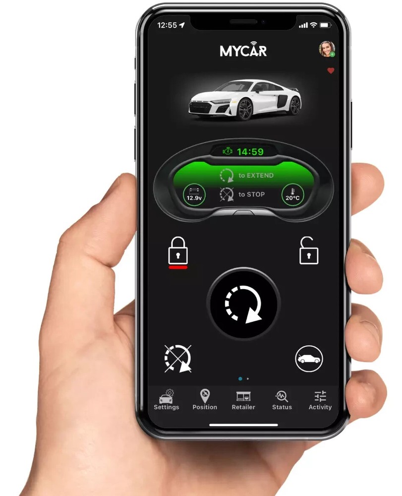 MyCar2 smartphone remote start module with GPS tracking - NO SUBSCRIPTION