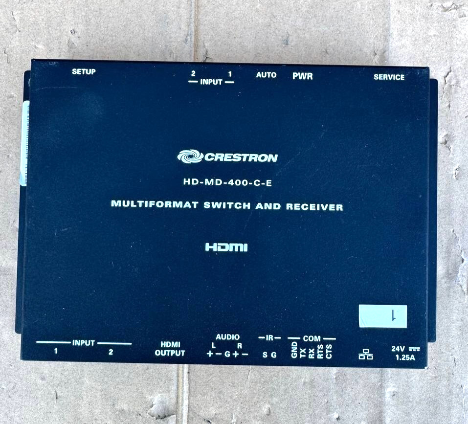 Crestron HD-MD-400-C-E HDMI Multiformat Switch And Receiver