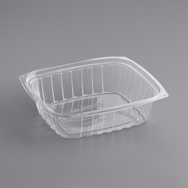 World Centric RD-CS-24 Compostable 24 Ounce Rectangle Deli Containers 600/CS