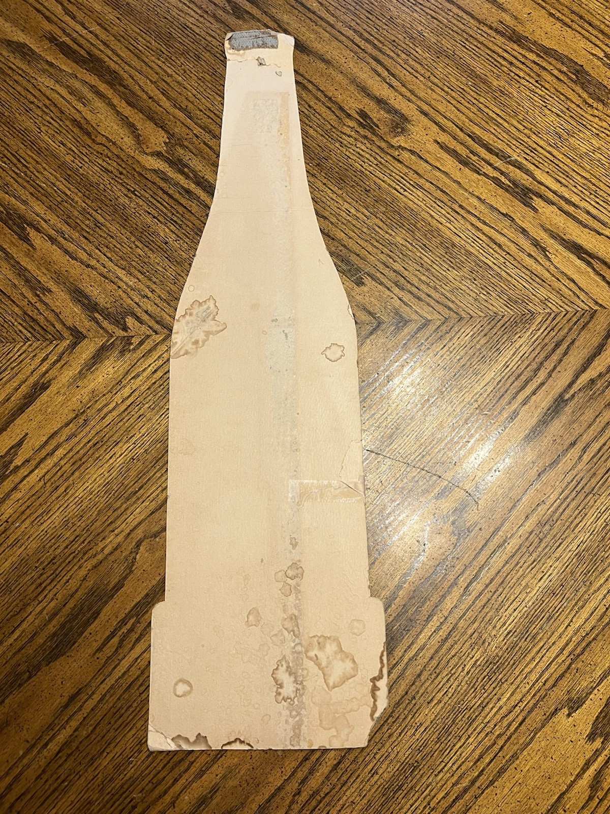 Antique 1936 Nichol Kola Cardboard Soda Bottle Advertising Sign