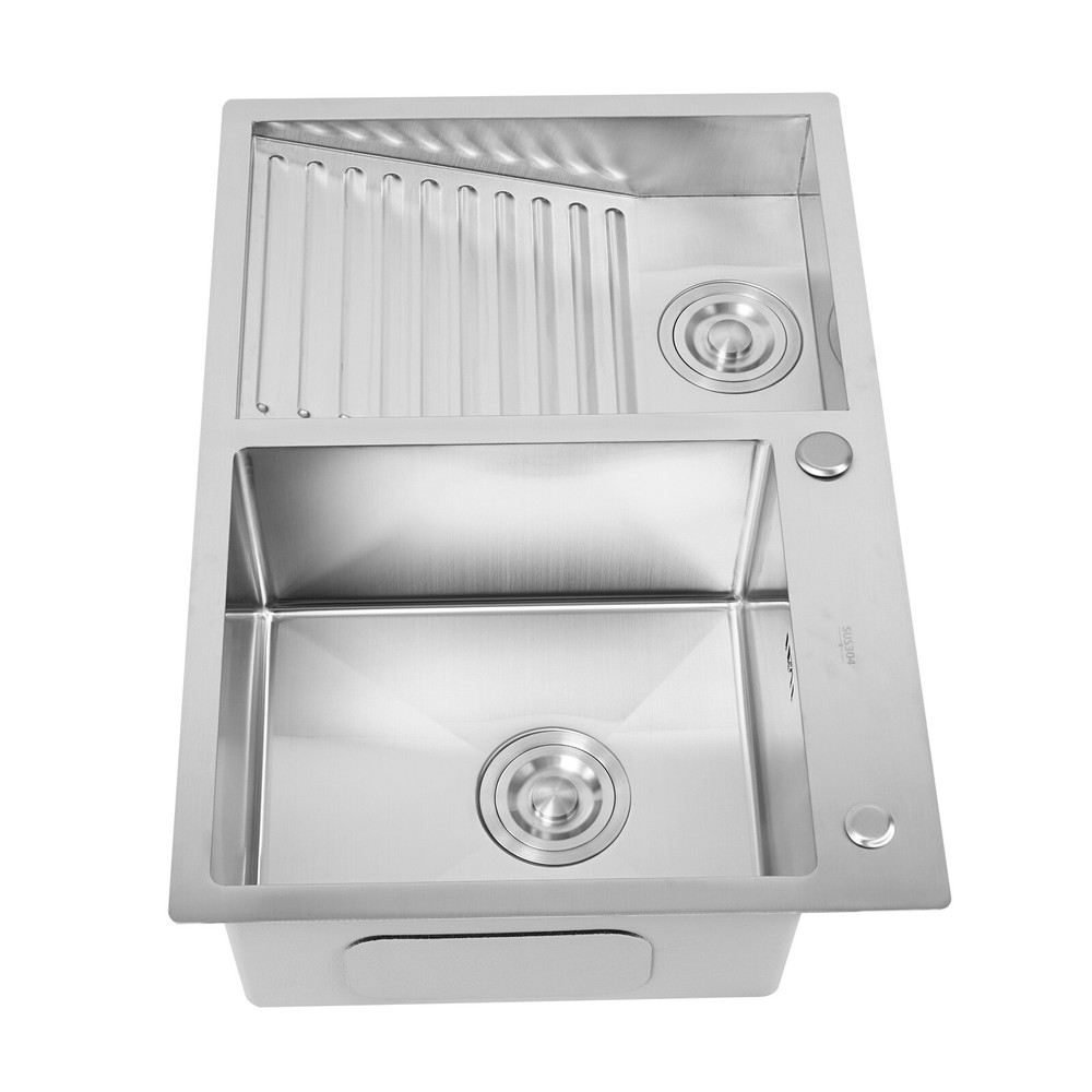 70cm x 48cm Laundry Sink Household Stainless Steel Rectangular Flush Mount Sink