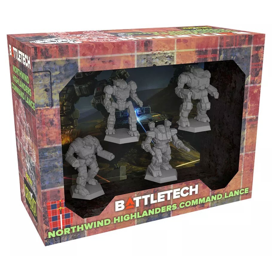Northwind Highlanders Command Lance Battletech Miniatures Game Catalyst