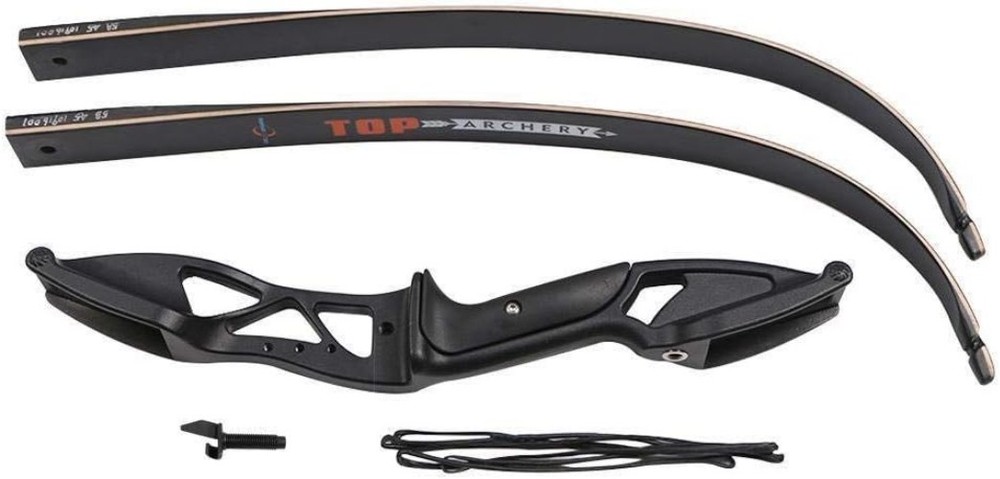 Lightweight Metal Riser for Precise Shooting, 35 lbs Recurve Bow
