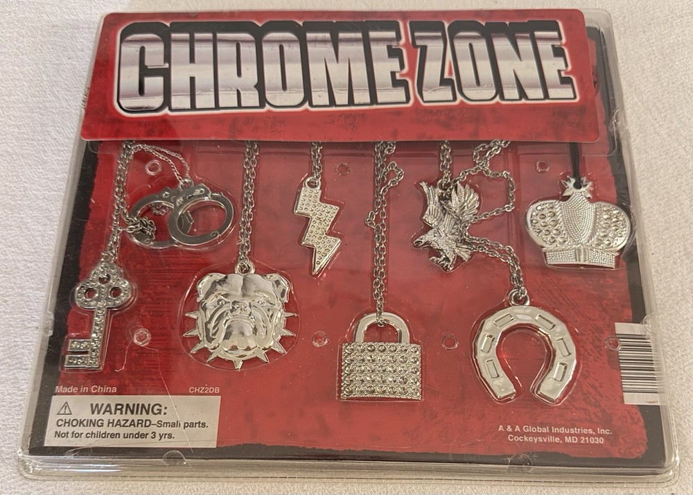 Chrome Zone Set Of 8 Accessories Vending Machine Display