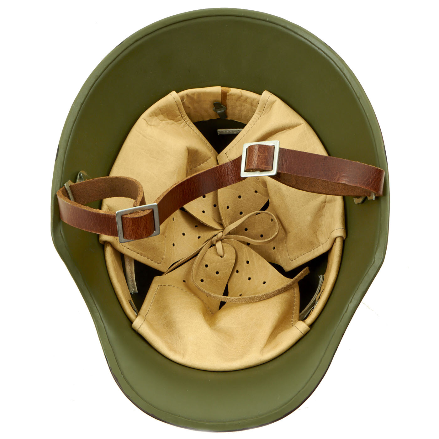 German WWI M16 Stahlhelm Steel Helmet, M-1916, Hand Painted Camouflage