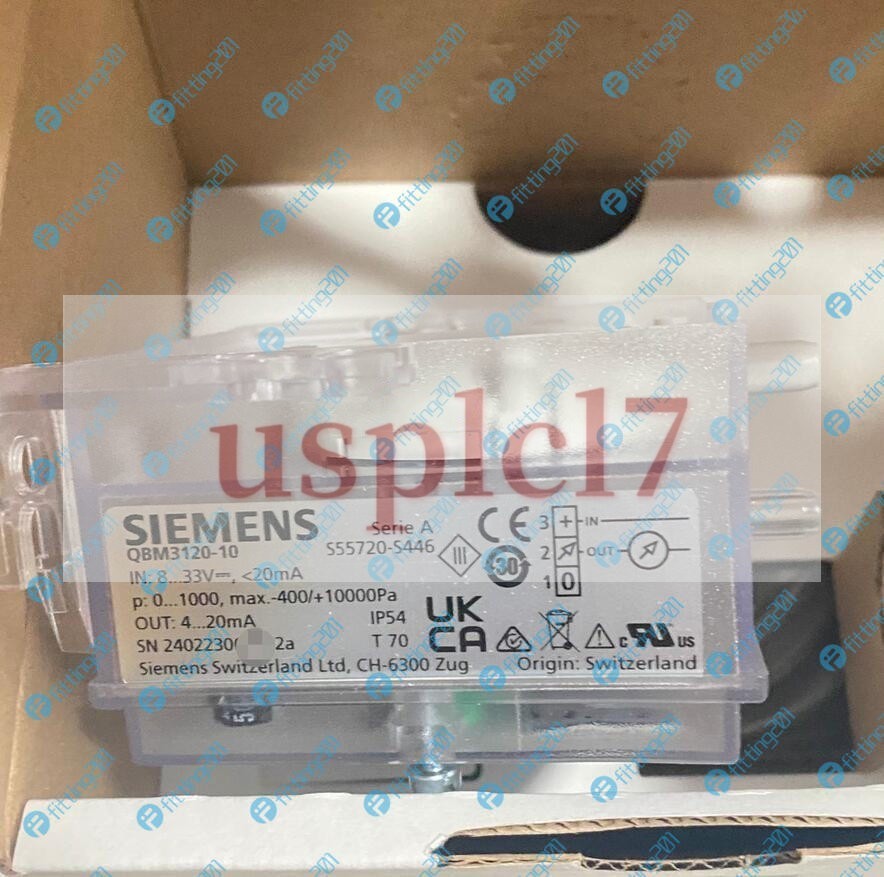 ONE Siemens QBM3120-10 difference pressure sensor New