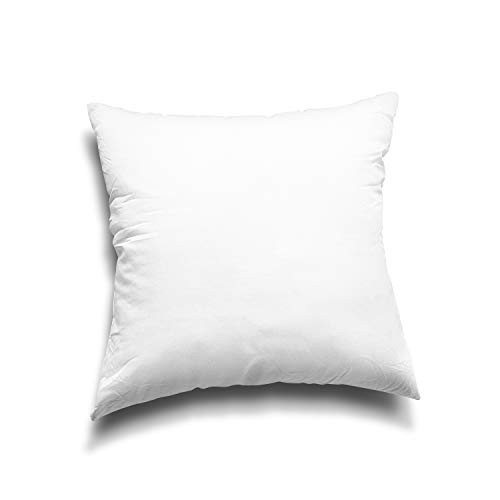 Throw Pillow Inserts, Set of 4 Lightweight Down Alternative Polyester 18"x18"