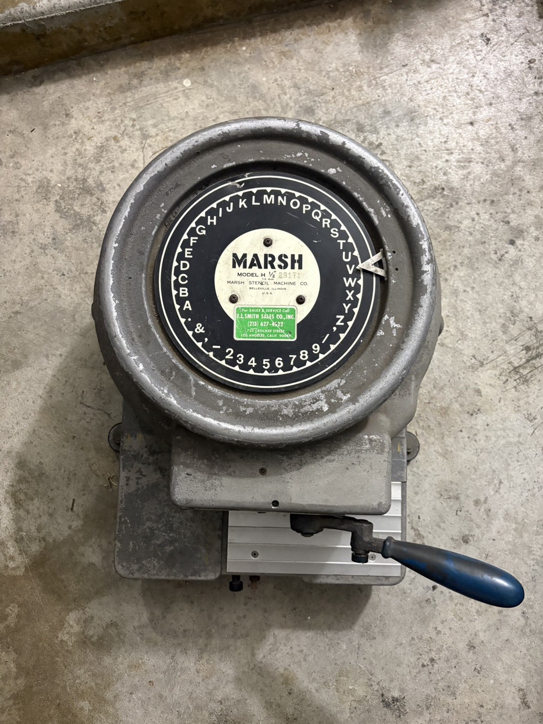 1/2inch Stencil Machine Works Well