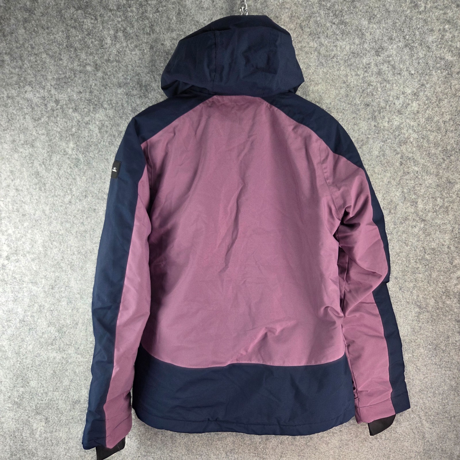 O'Neill Jacket Girls 16 Pink Blue Ski Snow Jacket Winter Hoodie 14928