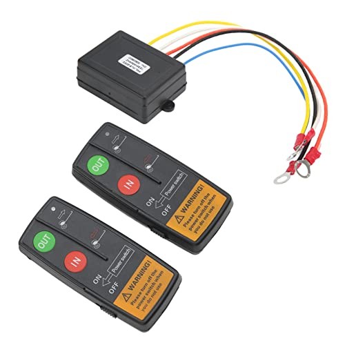 Electric Winch Controller, Winch Remote Control Kit 75ft Range 12V 24V High