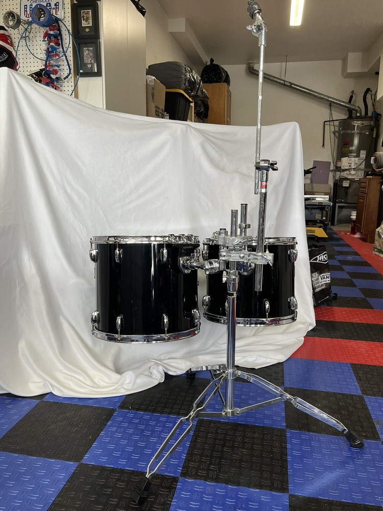 6 Piece Session Select Pearl Drum set.  Black mist.
