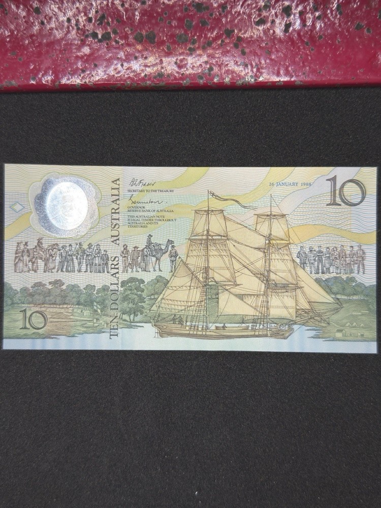 1988 $10 Bicentennial Polymer Note X2