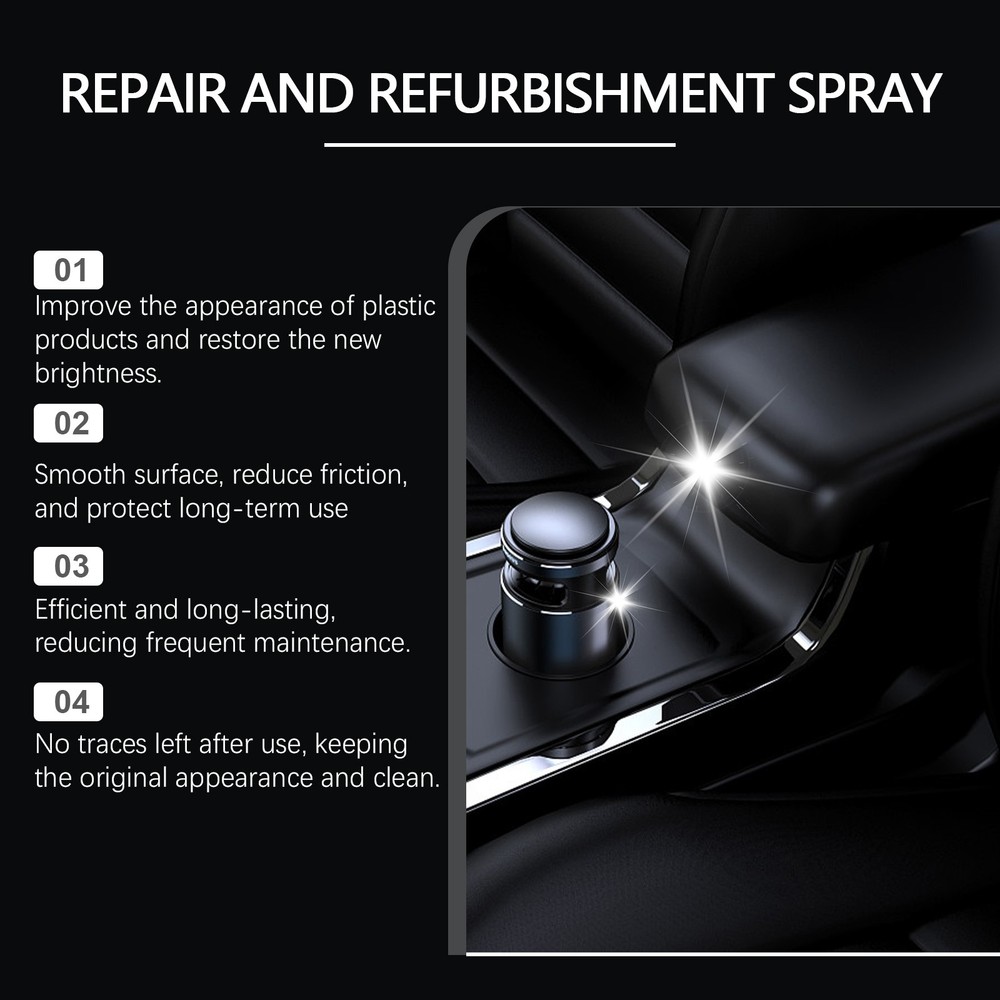 Rayg car plastic refurbishment spray car interior plastic coating