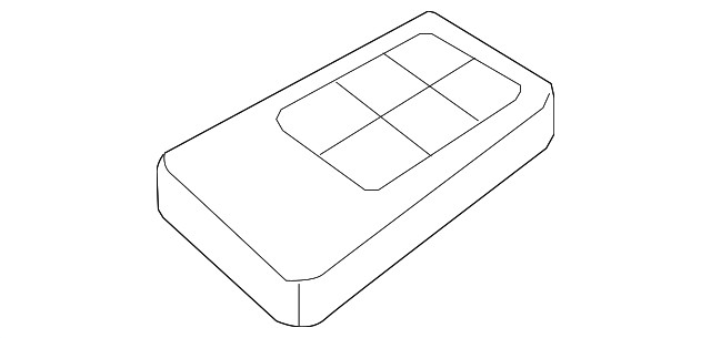 Genuine Remote control 434 MHz - PROGRAMMING REQUIRED 30659637