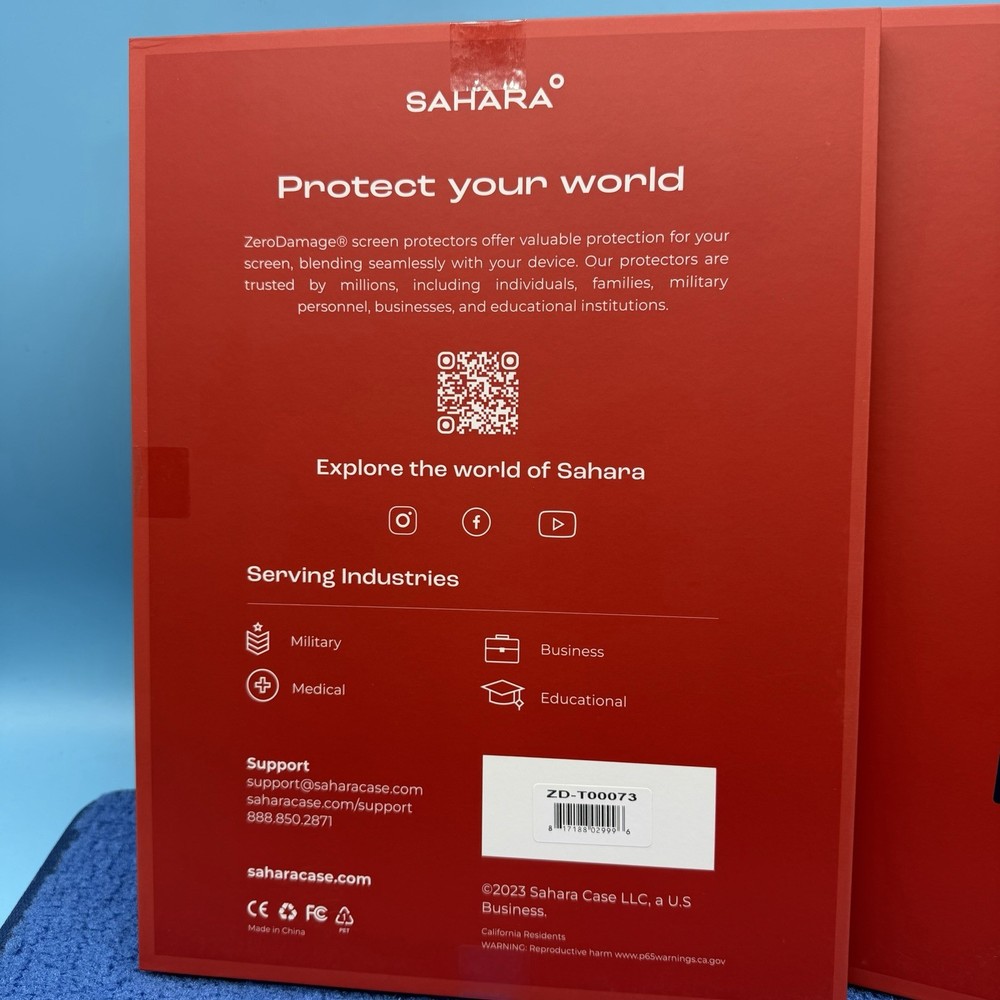 2x Sahara Ultra Tempered Glass Screen Protector for Microsoft Surface Pro 12