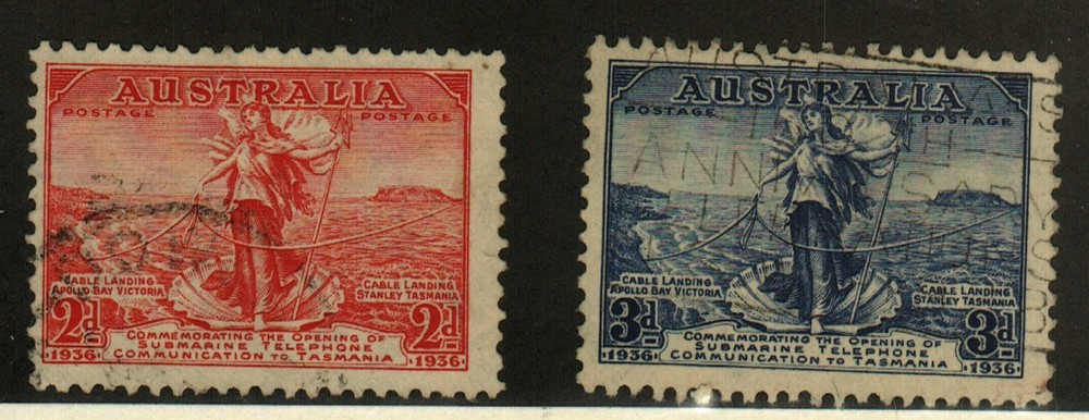 Australia #157-8 used