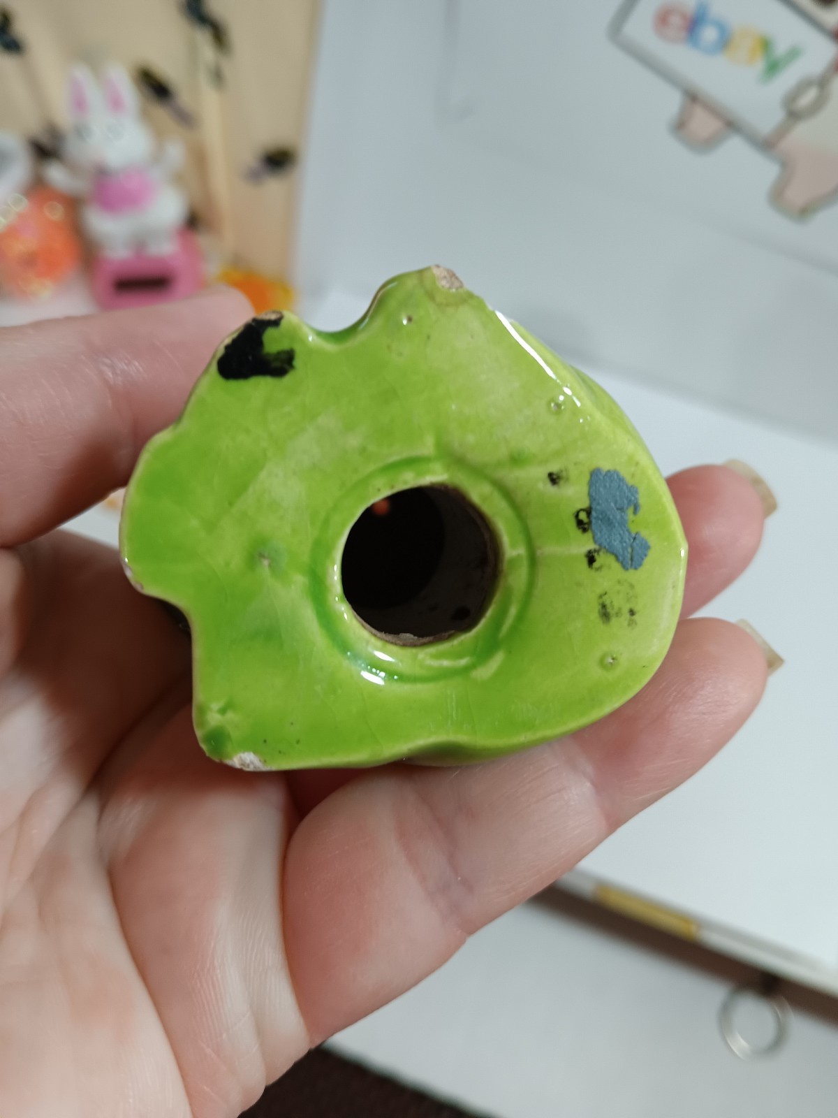 VTG NEIL THE FROG SALT & PEPPER SHAKERS CERAMIC 1970'S SET SEARS AND ROEBUCK!!!