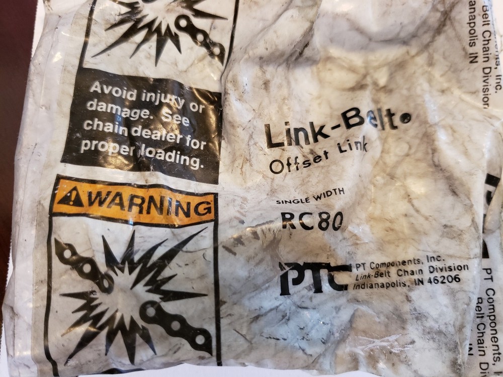NO. 80O/L LINKBELT OFFSET LINK