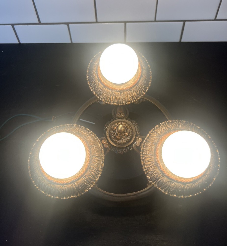 Single Nice Semi Flush Mount Three Socket Fixture 2L