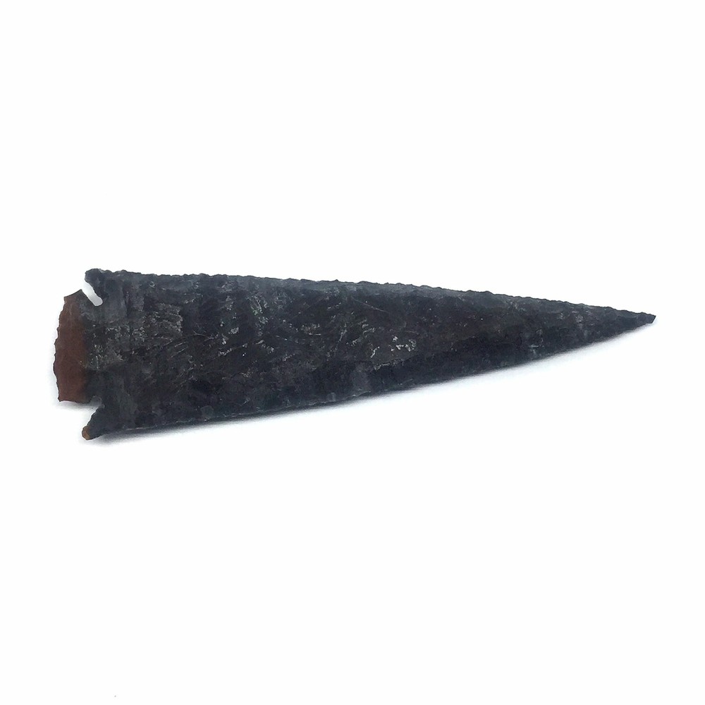 6" Hand Knapped Agate Arrowhead Spear Point Modern 2
