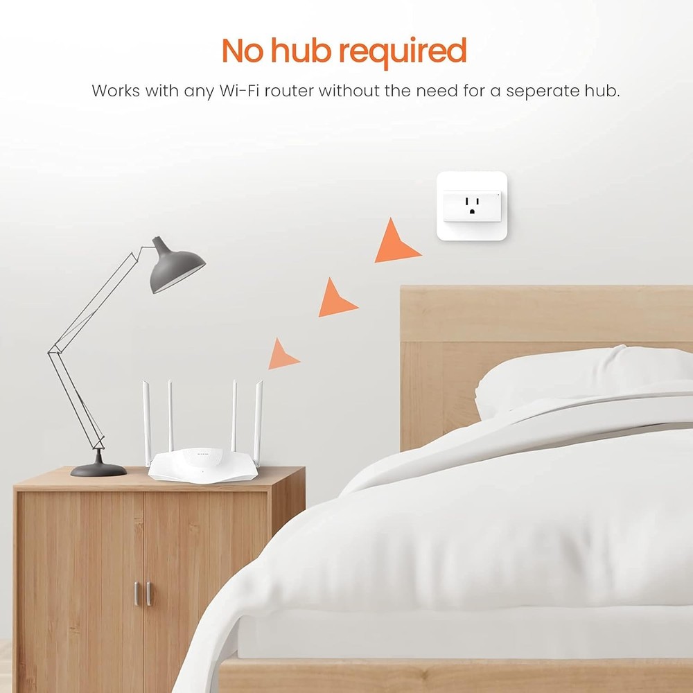 Certified SP6 Smart Plug - Remote Control, Voice Activation & Easy Install