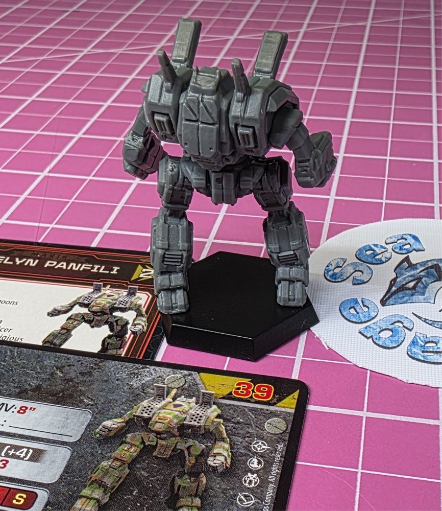 BattleTech Archer Mech -- Inner Sphere Command Lance + Cards