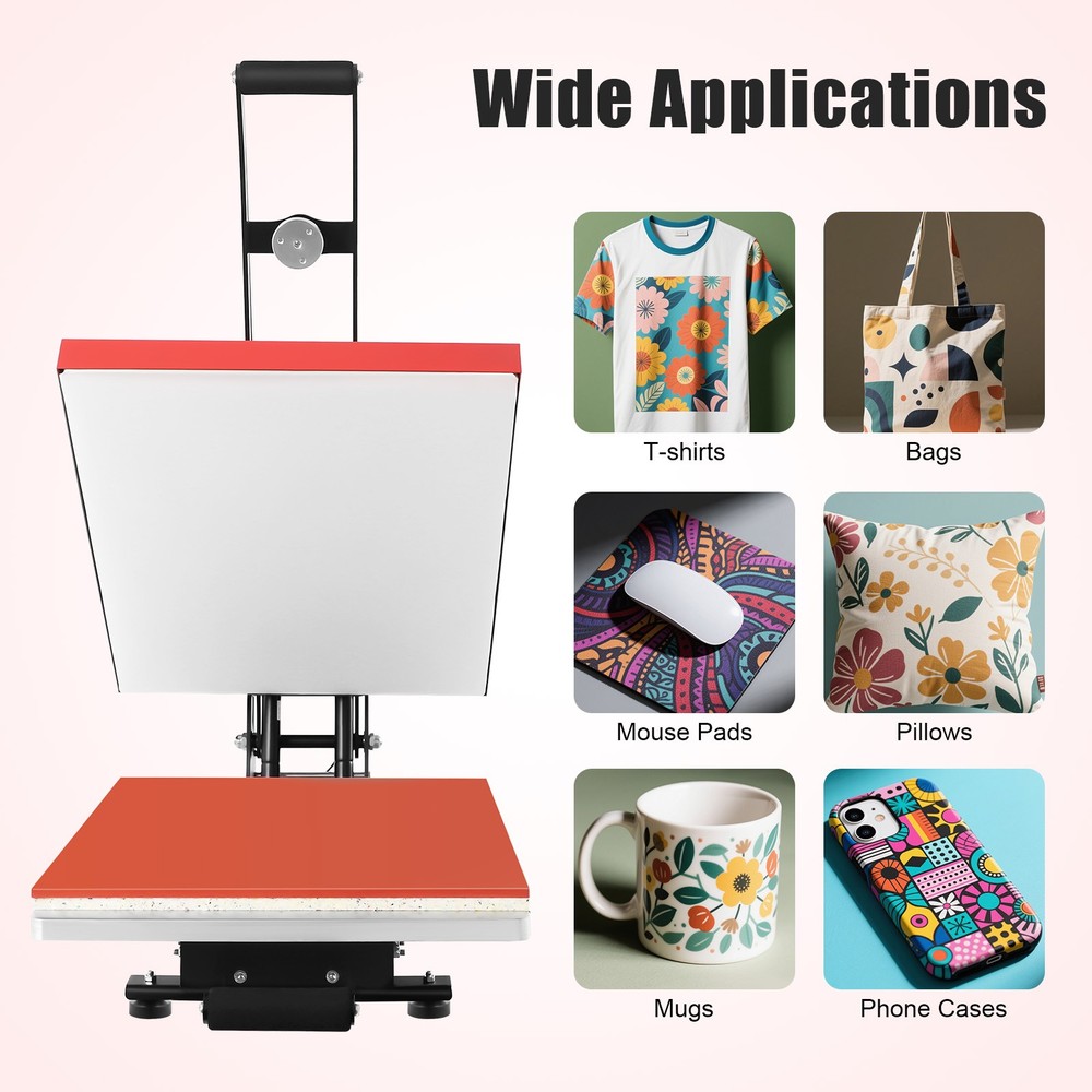 40*50cm Clamshell  Open Heat Press Machine with Slide Out Function Heavy