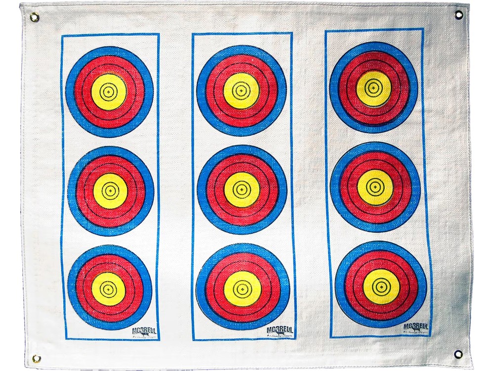 Morrell Polypropylene Archery Target Face Vertical 3 Spot