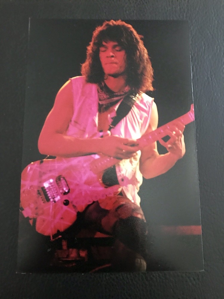 EDDIE VAN HALEN  1984 Tour Photo Only One Available