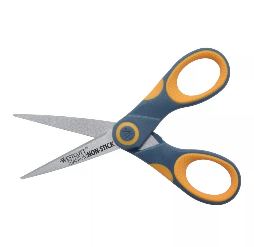 Westcott 5" Straight Titanium Bonded Non-Stick Scissors (14881)