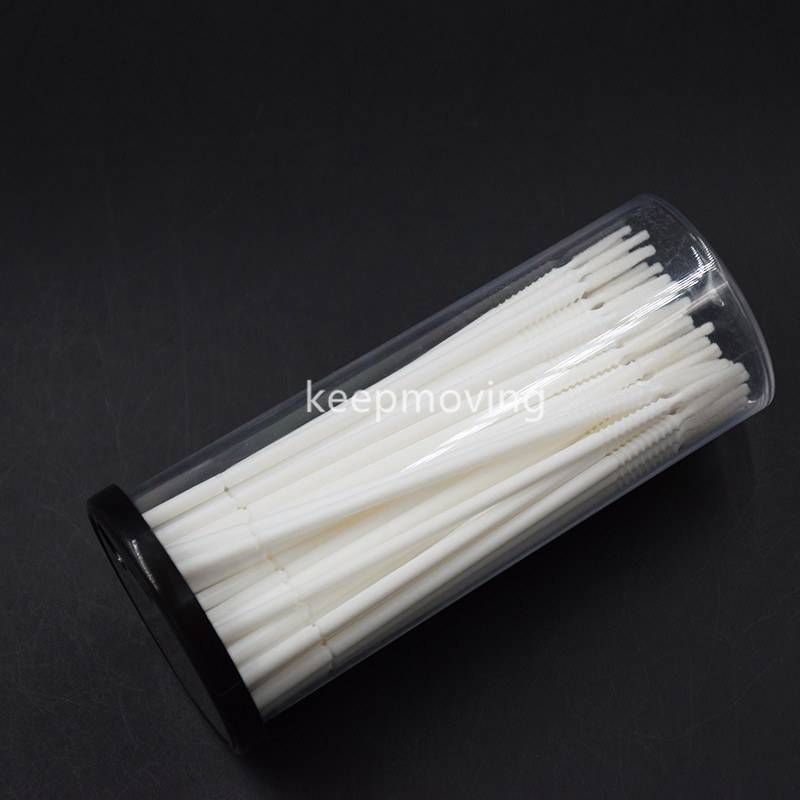 100 Pcs Dental Disposable Micro Brush Bendable Applicator Tips Long Cylidner