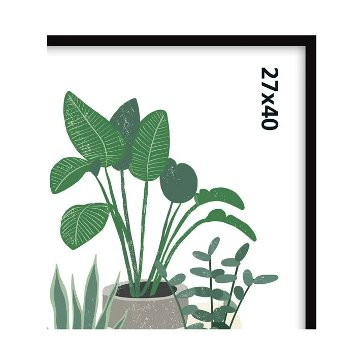 Mainstays Poster Frame 27x40 Inch, Black Wall Decor Display