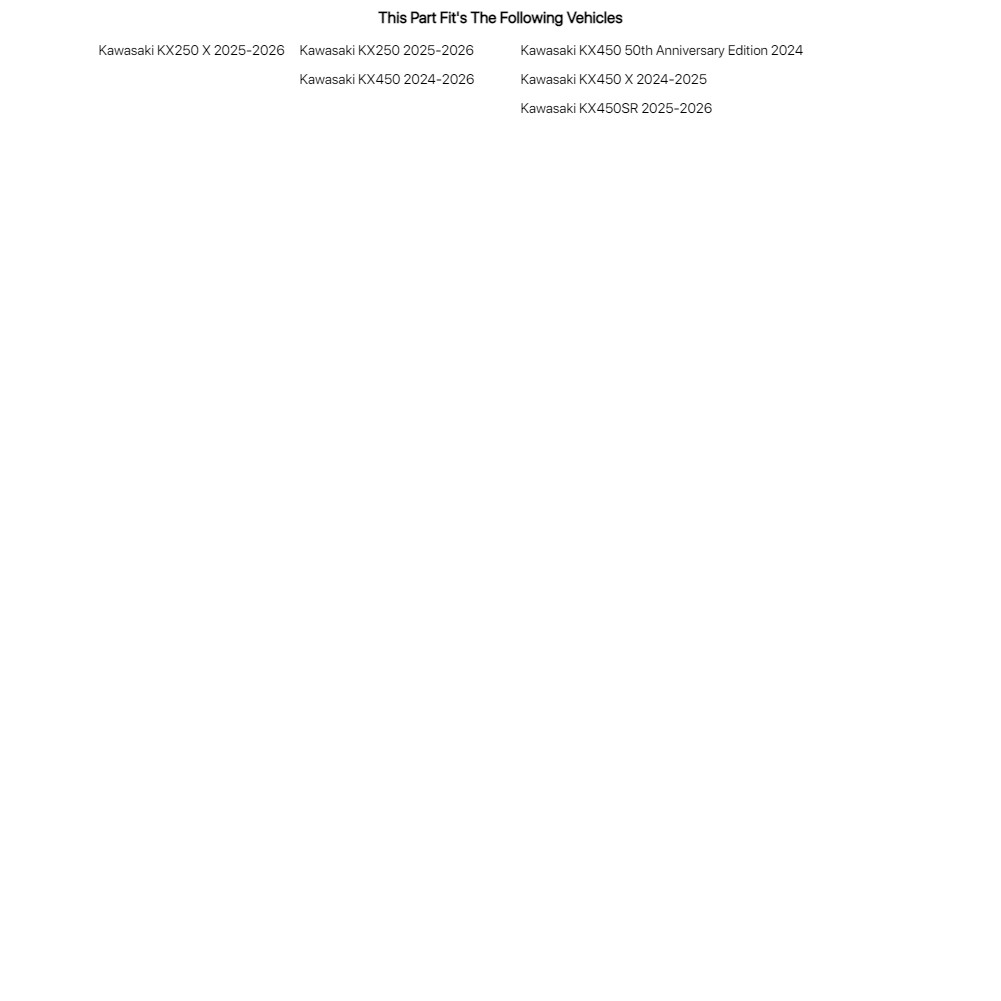 Acerbis Fuel Tank 2.9 Gallon Natural For Kawasaki KX450 X 2024-2025