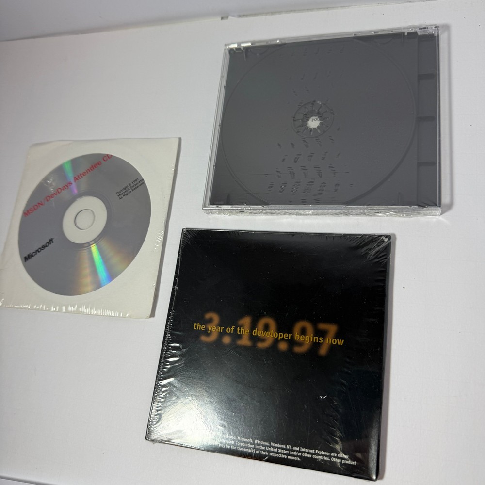 Developer Days 1997 Conference & Software CD Set Brand New Sealed